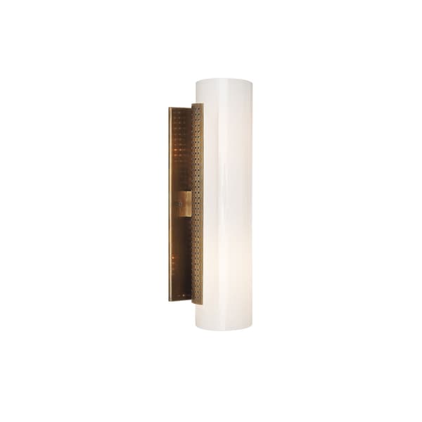 Precision Wall Light Brass, Wall Light, Small, Antique-Burnished Brass - Andrew Martin