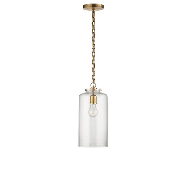 Katie Pendant  Brass, Pendant Light, Hand-Rubbed Antique Brass - Andrew Martin