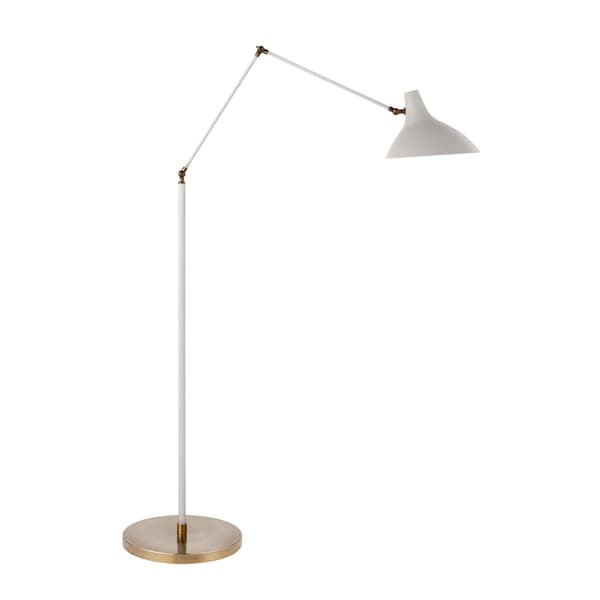 Charlton Floor Lamp White, Floor Lamp - Andrew Martin