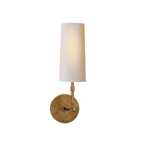 Ziyi Wall Light Brass, Wall Light, Hand-Rubbed Antique Brass - Andrew Martin