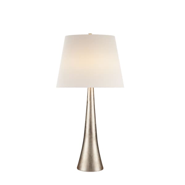Dover Table Lamp Silver, Table Lamp, Burnished Silver Leaf - Andrew Martin