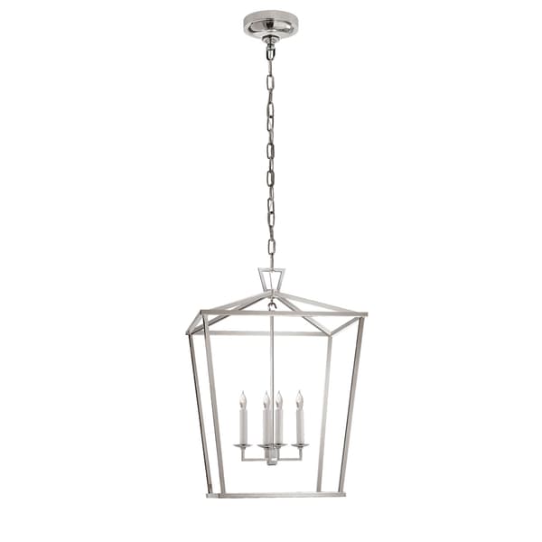 Darlana Pendant  Nickel, Pendant Light, Mini, Polished Nickel - Andrew Martin