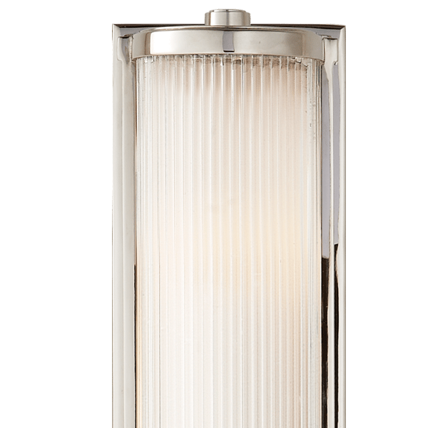 Dresser Short Wall Light Nickel, Wall Light, Short, Polished Nickel - Andrew Martin