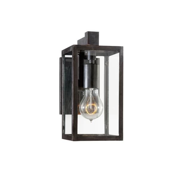 Fresno Wall Light, Wall Light, Small, Black - Andrew Martin
