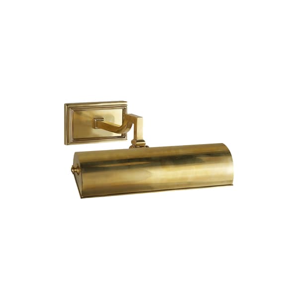Dean Single Picture Light Brass, Picture Light, Small, Natural Brass - Andrew Martin