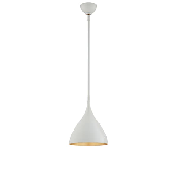 Agnes Pendant  White, Pendant Light, Medium, Plaster White - Andrew Martin