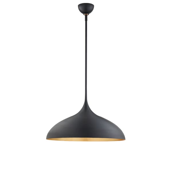 Agnes Pendant  Black, Pendant Light, Large - Andrew Martin