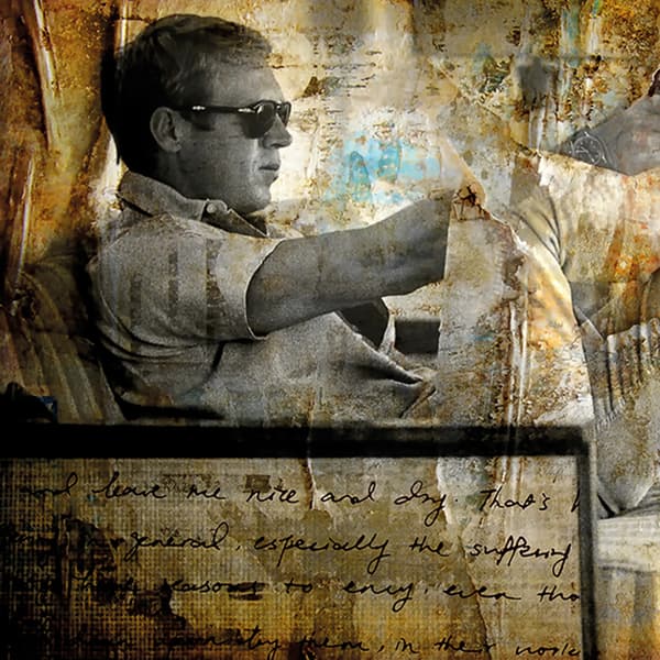 Steve Mcqueen 180X120 - Artwork, 180cm x 120cm - Andrew Martin