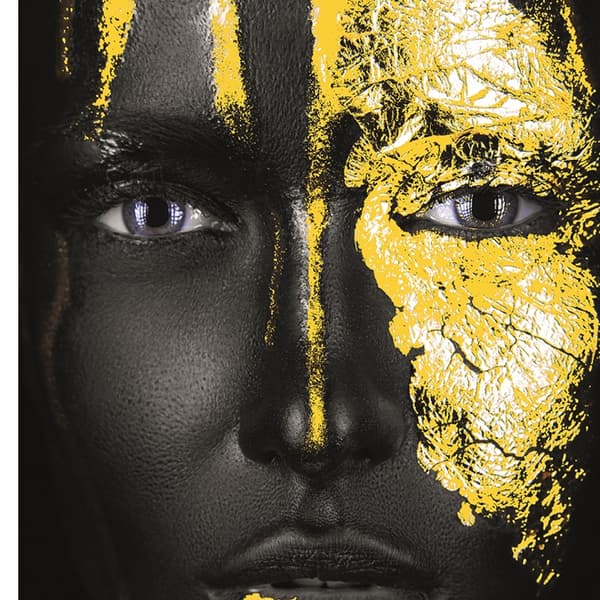 Gold Face 100X150 - Metal, 100cm x 150cm - Andrew Martin