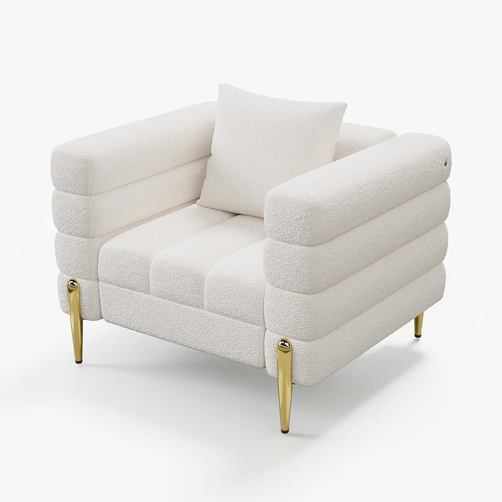 Aurora Boucle Upholstered Accent Chair