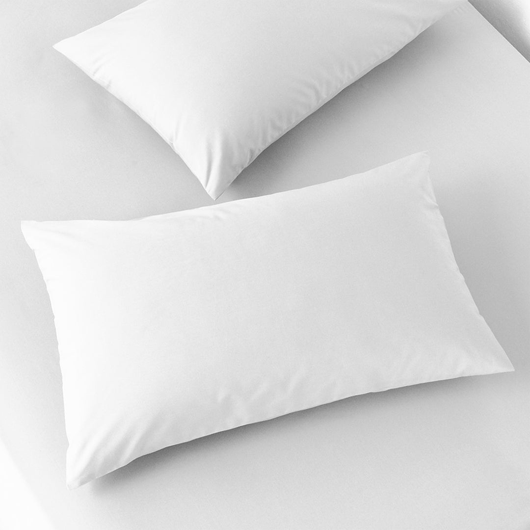 200tc Housewife Pillow Case Pairs White