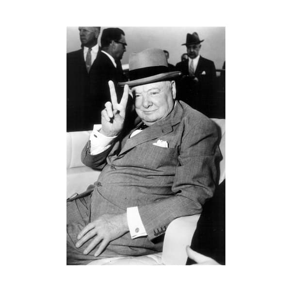 Churchill Peace 120X180 - Plexiglass, 120cm x 180cm - Andrew Martin