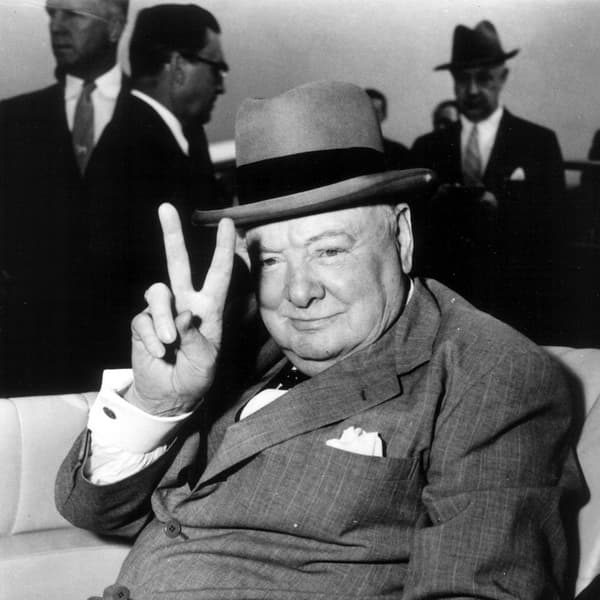Churchill Peace 100X150 - Plexiglass, 100cm x 150cm - Andrew Martin