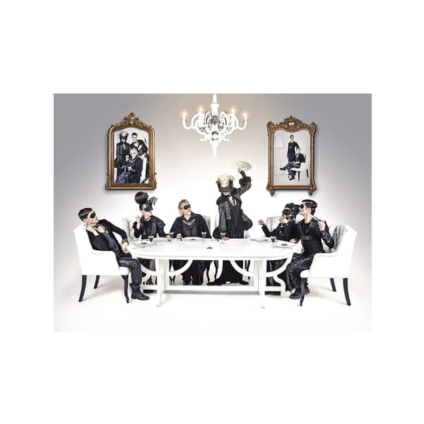 Family Agenda, Plexiglass Artwork, 120cm x 80cm, Black/Grey/White - Andrew Martin