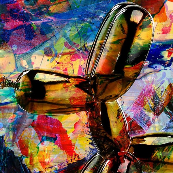 Baloon Dog Gold 140X140 - Canvas, Canvas Artwork, 140cm x 140cm - Andrew Martin