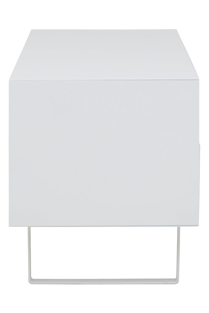 Penguin White High Gloss Media Cabinet
