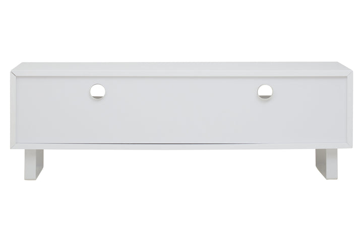 Penguin White High Gloss Media Cabinet