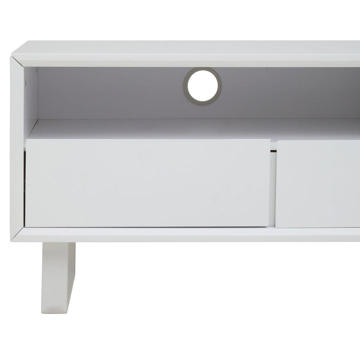 Penguin White High Gloss Media Cabinet