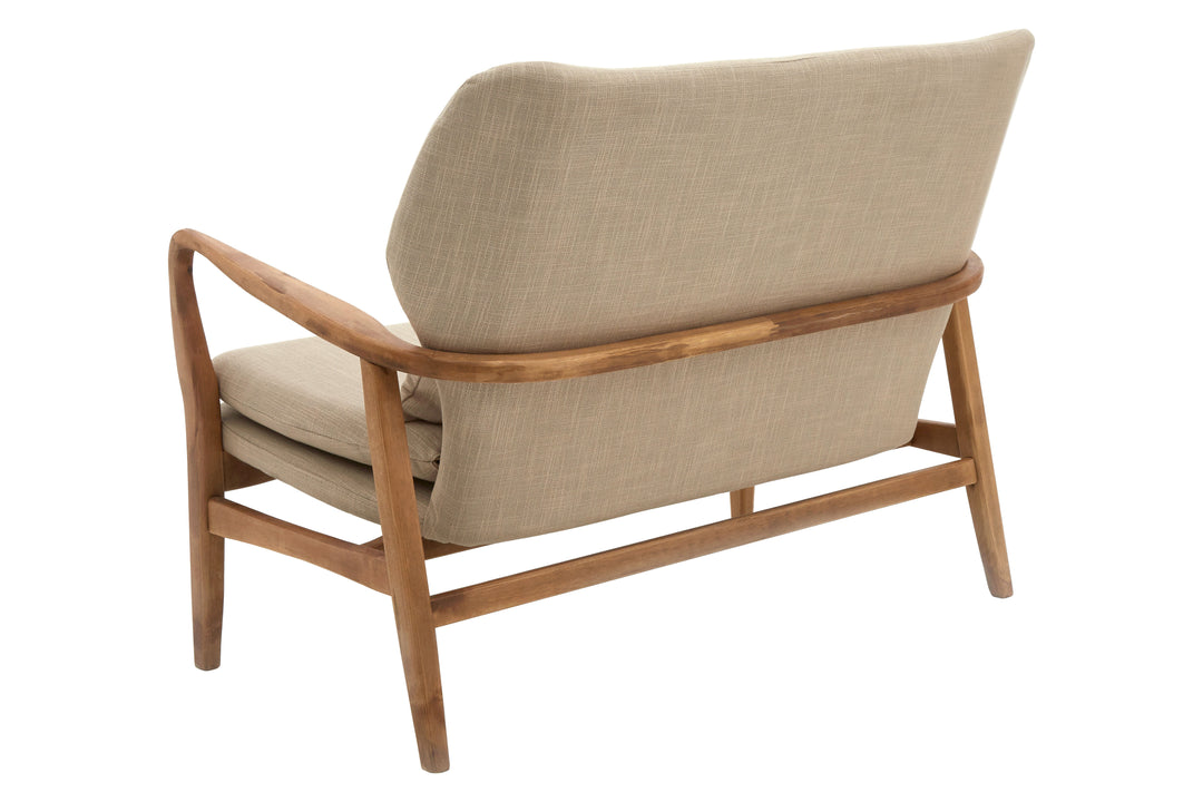 Swan 2 Seat Birch Wood Frame Sofa