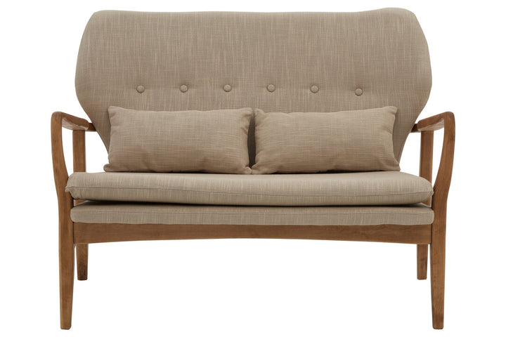 Swan 2 Seat Birch Wood Frame Sofa