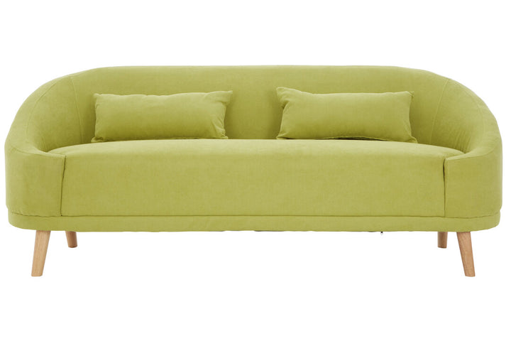 Heron Green Linen Sofa