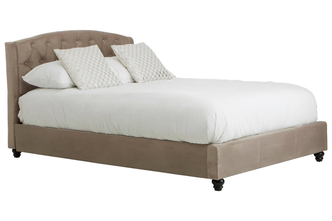 Albatross Mink Brushed Velvet Double Bed