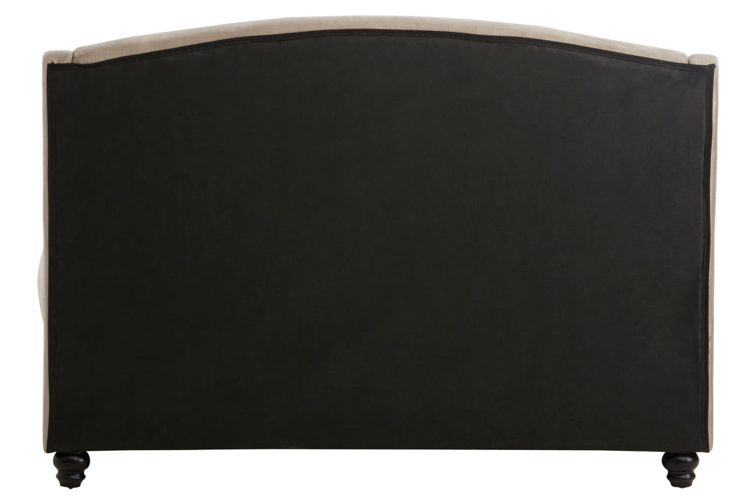Albatross Mink Brushed Velvet Double Bed