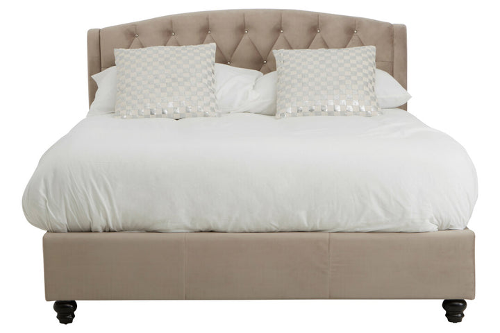 Albatross Mink Brushed Velvet Double Bed