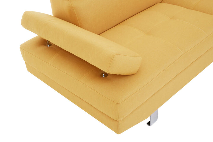 Heron Ochre Linen Corner Sofa
