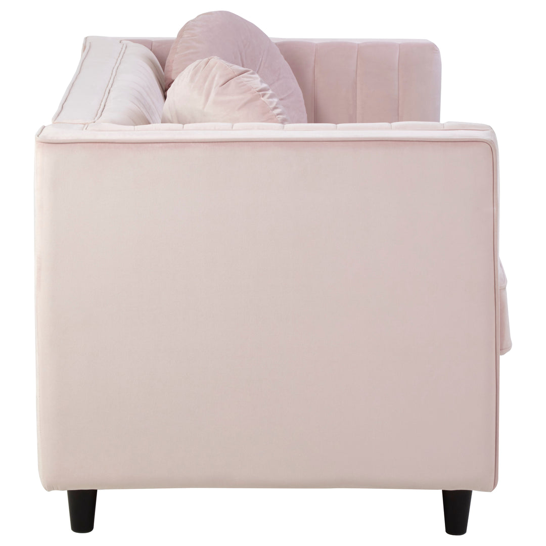 Finch 2 Seat Pink Velvet Sofa