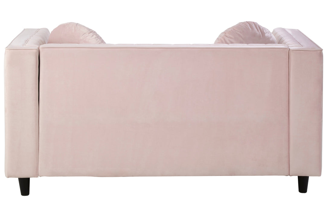 Finch 2 Seat Pink Velvet Sofa