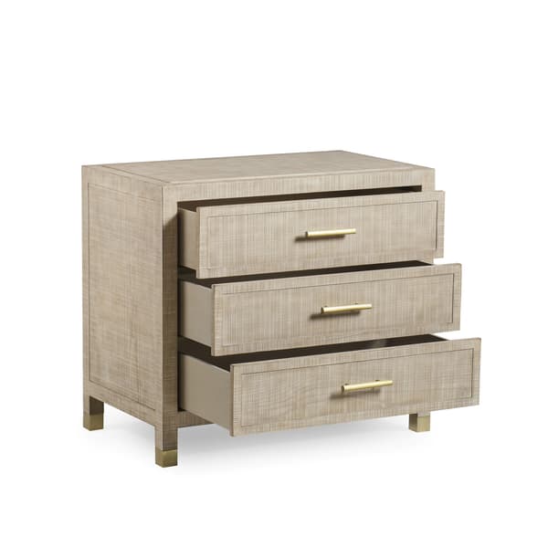 Raffles Nightstand Natural, Nightstand - Andrew Martin