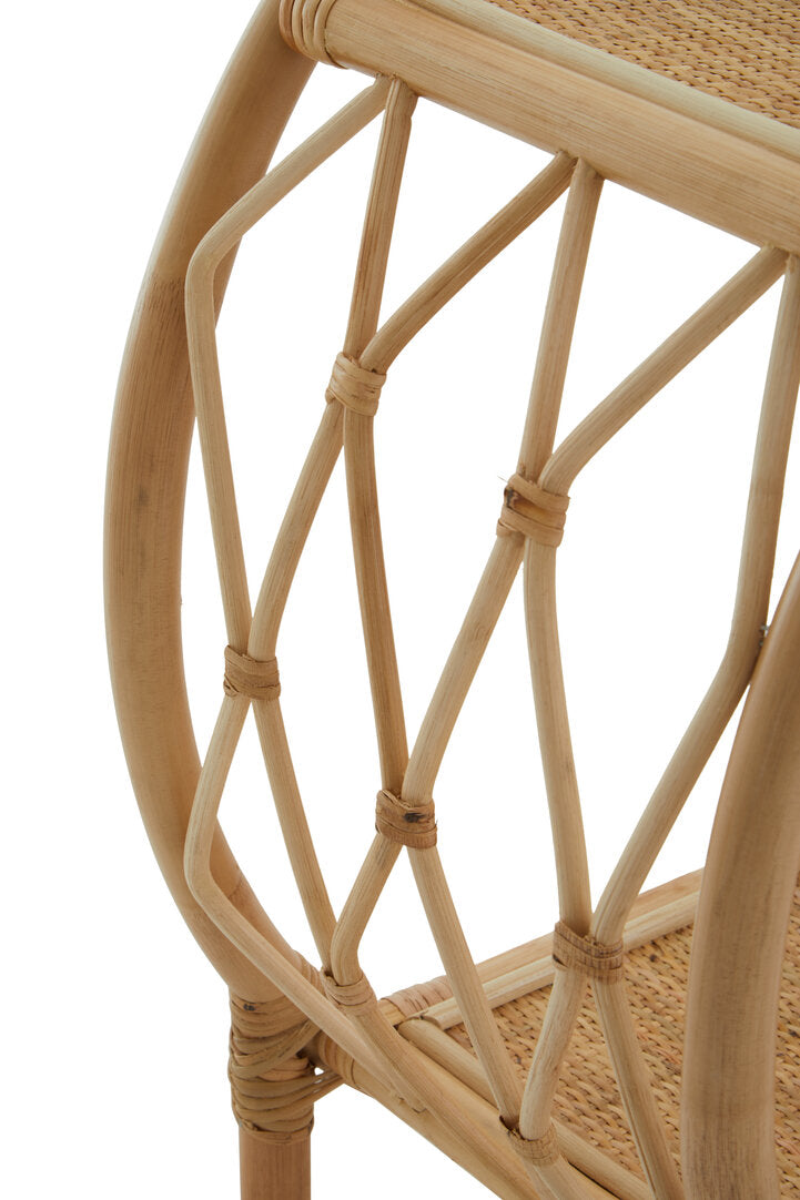 Petey Rattan Bar Trolley