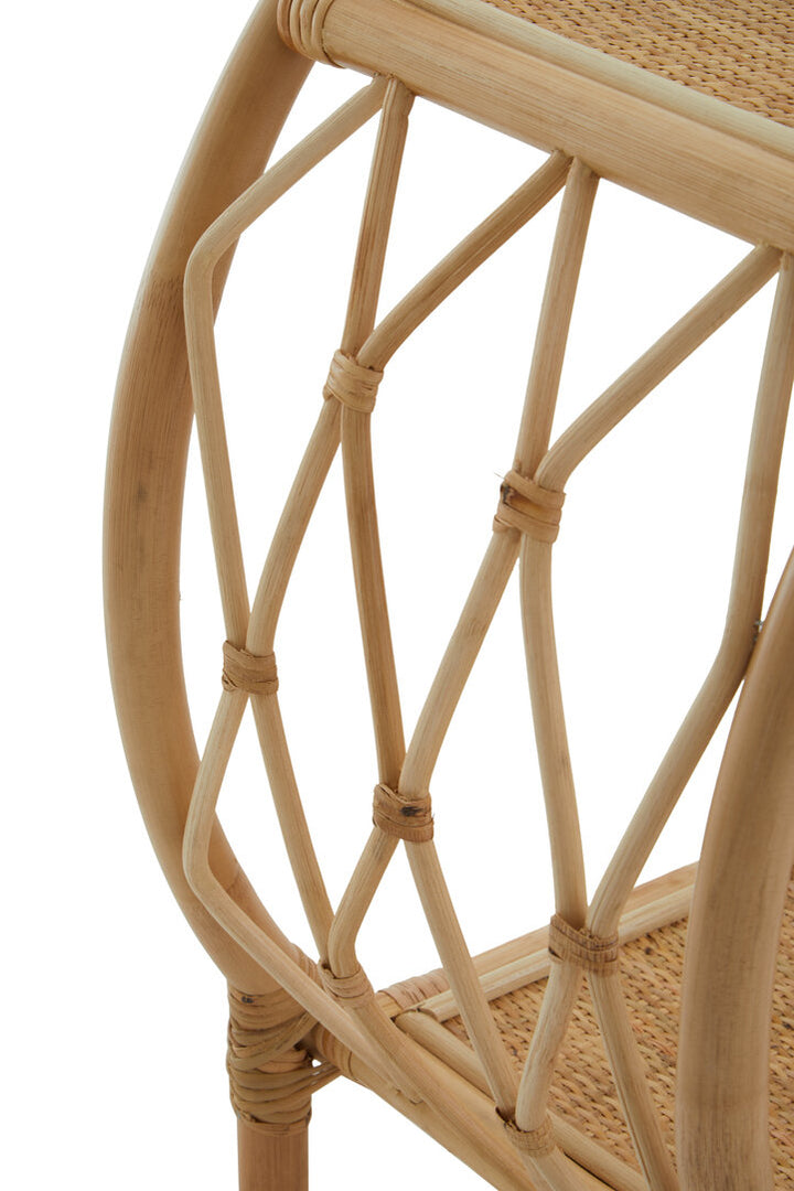 Petey Rattan Bar Trolley