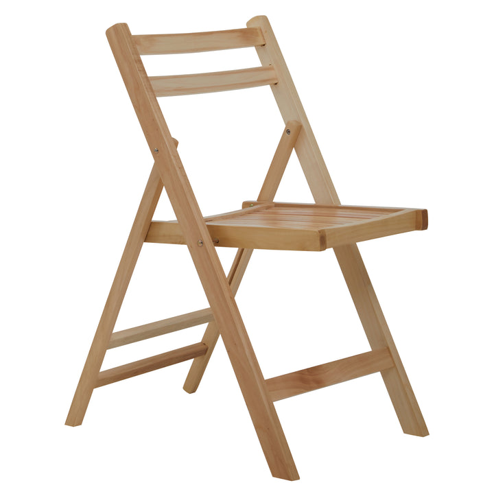 Bougie Natural Finish Folding Chair