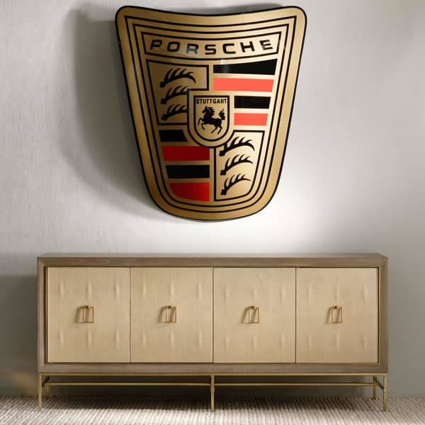 Edith Sideboard Latte, Sideboard, Ivory Shagreen - Andrew Martin