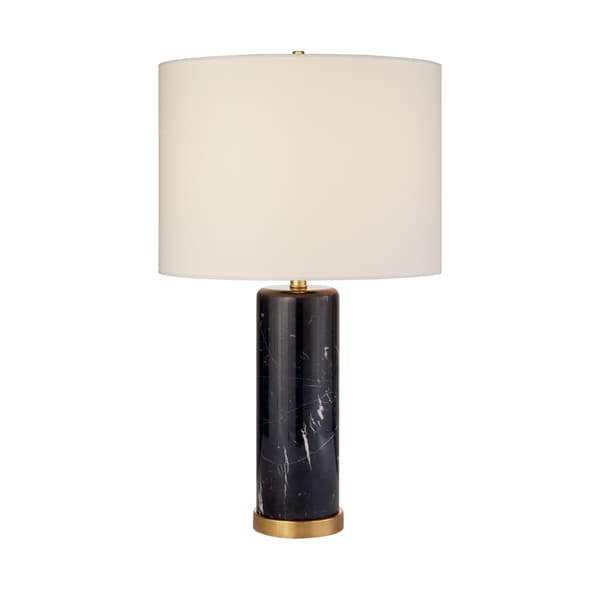 Cliff Table Lamp Black Marble, Table Lamp - Andrew Martin