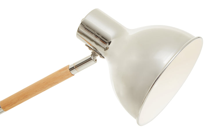 Robin Adjustable Desk Lamp in Chrome Finish