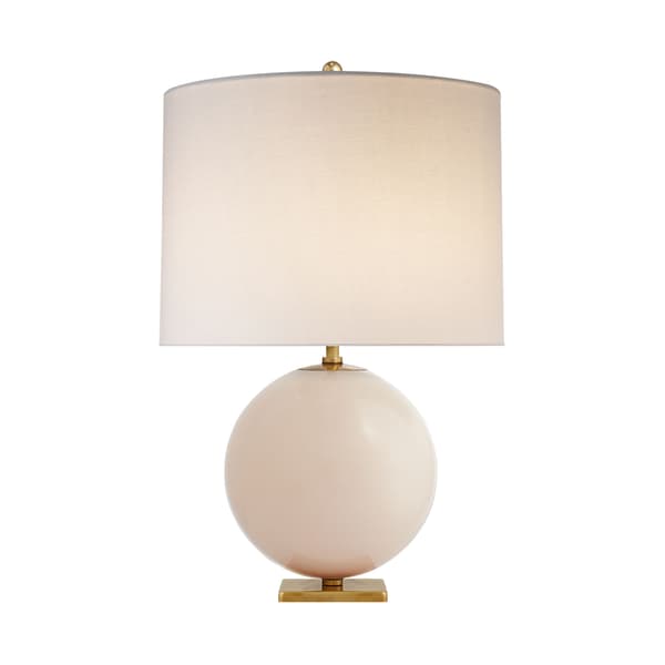 Elsie Table Lamp Blush, Table Lamp, Blush (Cream Shade) - Andrew Martin