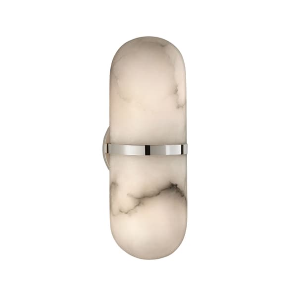 Melange Capsule Wall Light Nickel, Wall Light, Polished Nickel - Andrew Martin