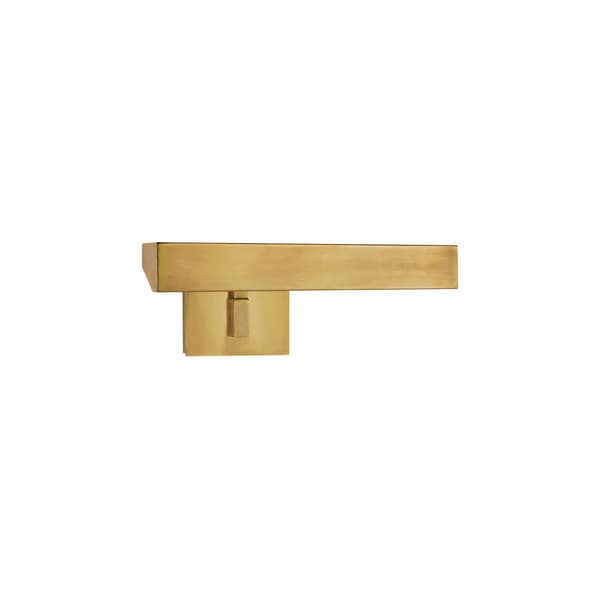 McClain Single Picture Light Brass, Picture Light, Large, Hand-Rubbed Antique Brass - Andrew Martin