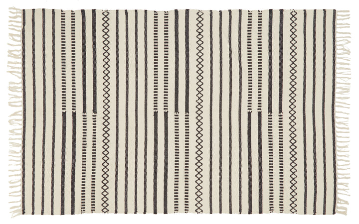 Dove Madras Cotton Rug