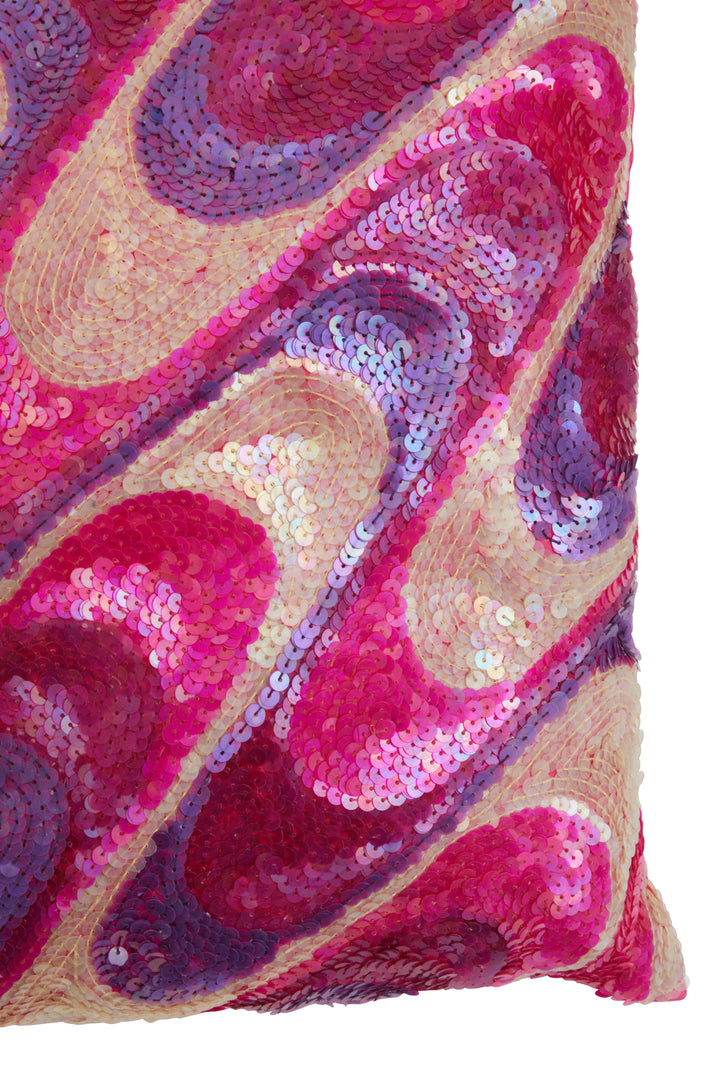 Duke Sequins Pink Cushion