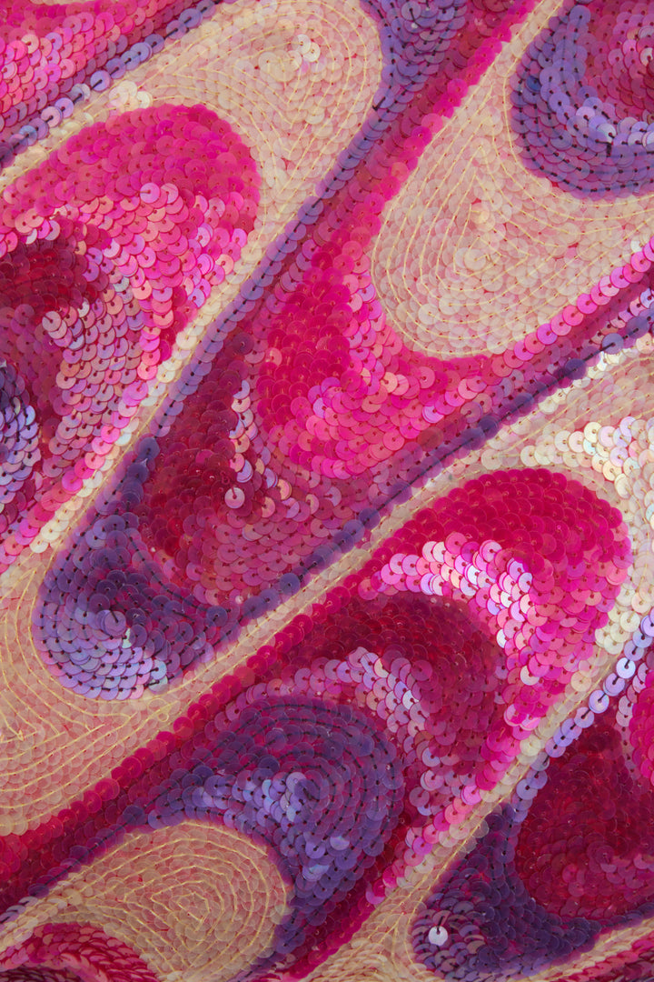 Duke Sequins Pink Cushion