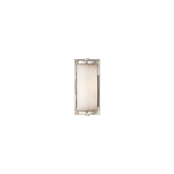 Dresser Short Wall Light Nickel, Wall Light, Short, Polished Nickel - Andrew Martin