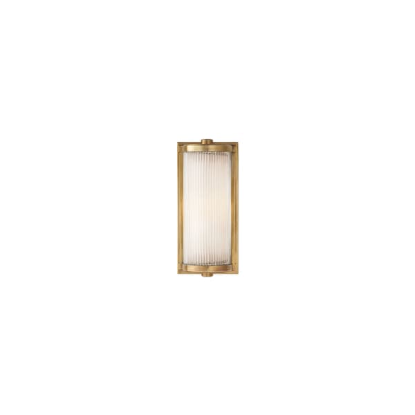Dresser Short Wall Light Brass, Wall Light, Short, Hand-Rubbed Antique Brass - Andrew Martin