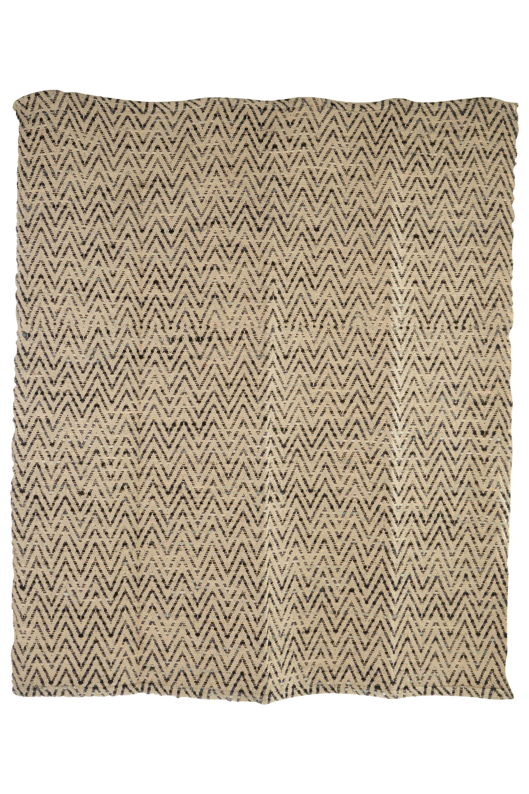 Dove Grey Woven Chevron Throw