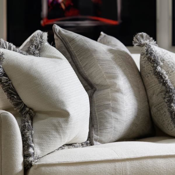 Fasano Storm/Medici, Sustainable Feather, Cushion, Grey - Andrew Martin