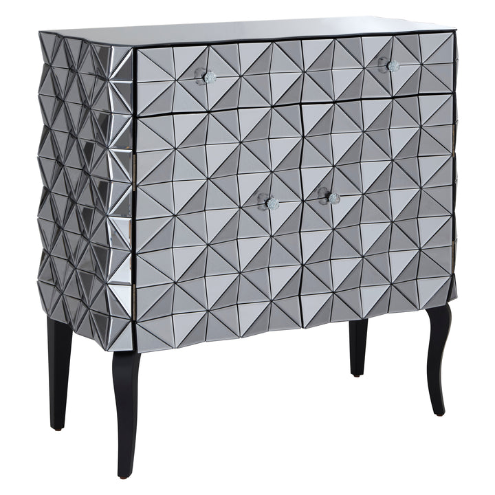 Ibis Silver Finish Cabinet