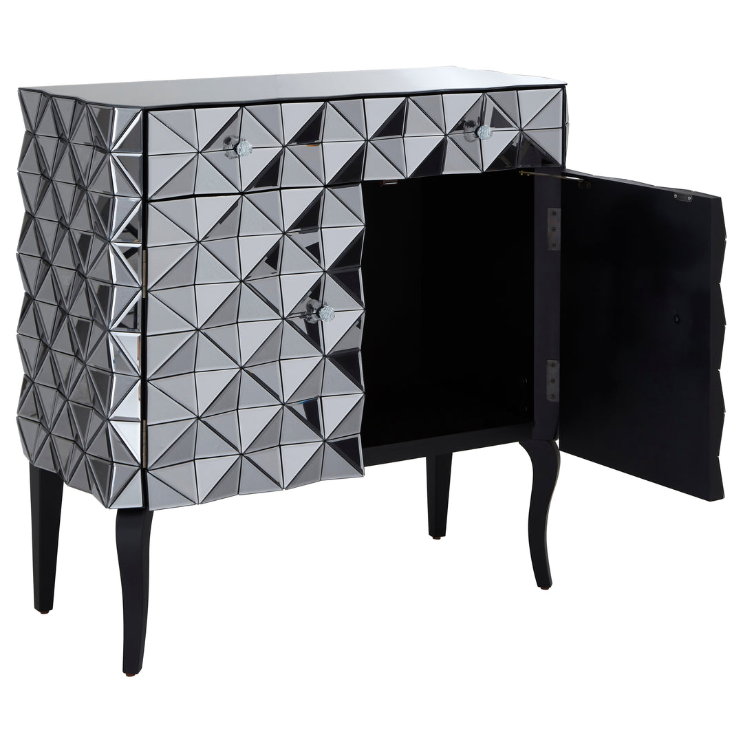 Ibis Silver Finish Cabinet